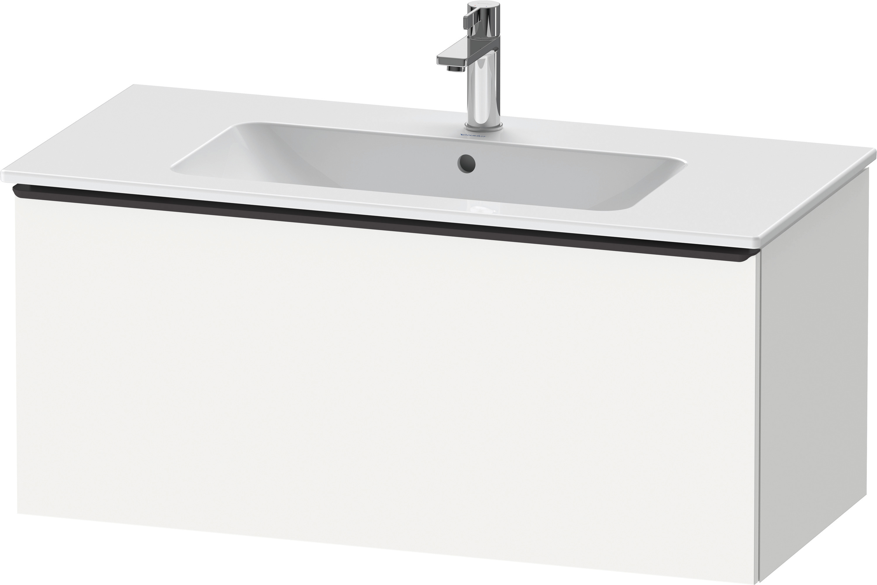 Duravit D-Neo WTU,Wdh,Ausz:1,Gr:Diamant Schw. 1010x462x440mm,Weiß Matt,Dekor