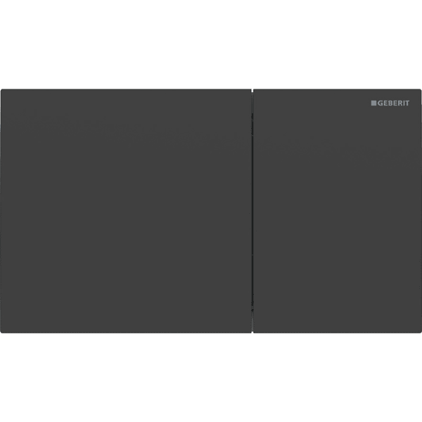 Geberit Sigma70 BetPl., für 2-Mengen-Spülung Edelstahl mattschwarz lackiert Geberit Sigma70 BetPl., für 2-Mengen-Spülung Edelstahl mattschwarz lackiert