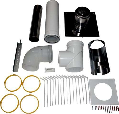 Wolf Anschluss-Set DN110/160 - C33x DN110/160 im Schacht, Abdeckung edst.