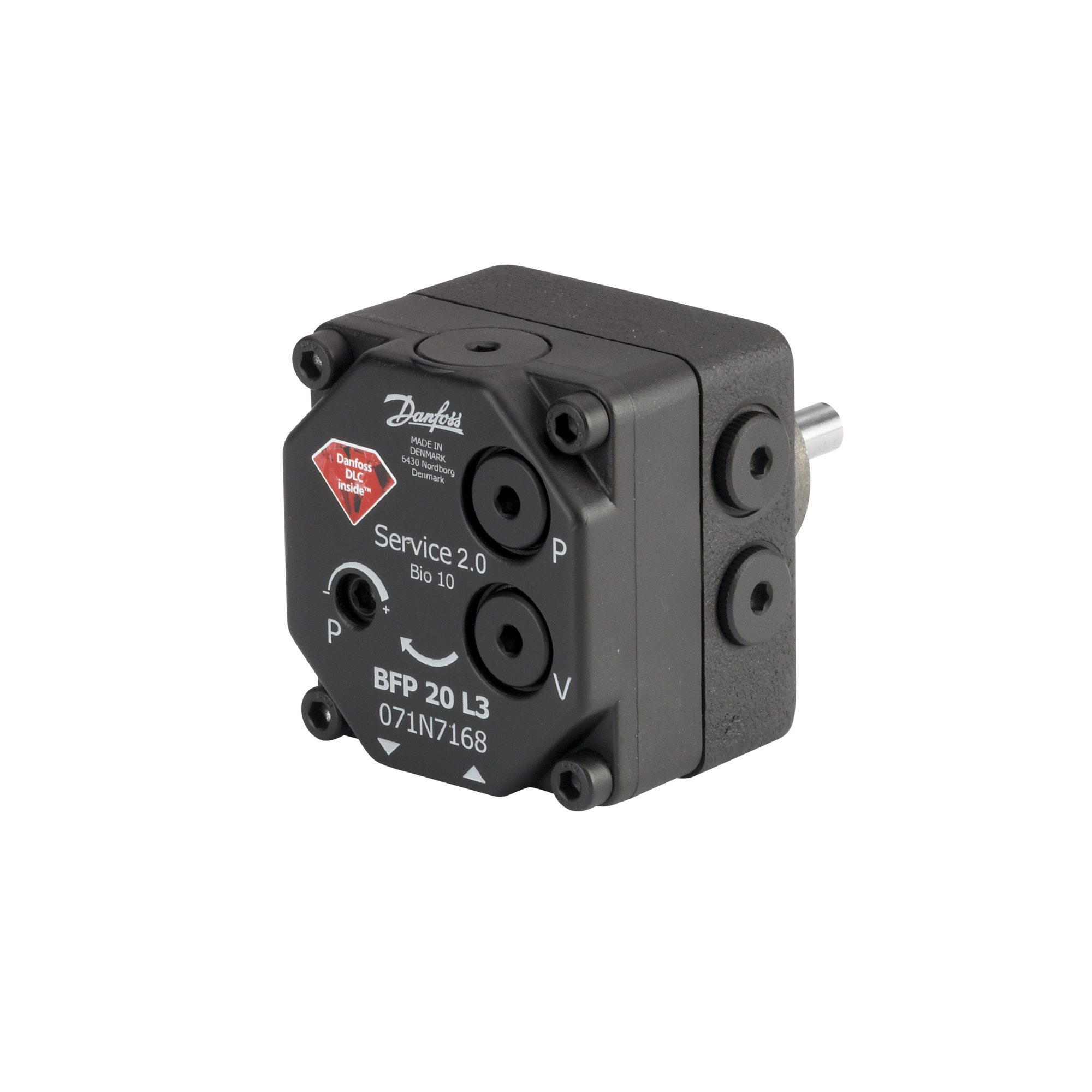 Danfoss Ölbrennerpumpe BFP 20 L 5 Drehrichichtung links, 40 l/h, 1-stufig Danfoss Ölbrennerpumpe BFP 20 L 5 Drehrichichtung links, 40 l/h, 1-stufig