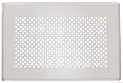 Zehnder Design-Gitter für Bodenauslass Pisa Edelstahl, Nr.990320622