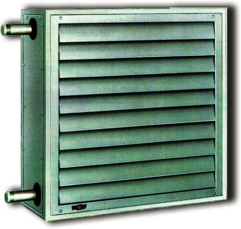 Wolf Luftheizer LH 40 Typ 3 - 400V Wärmetauscher Kupfer-Aluminium