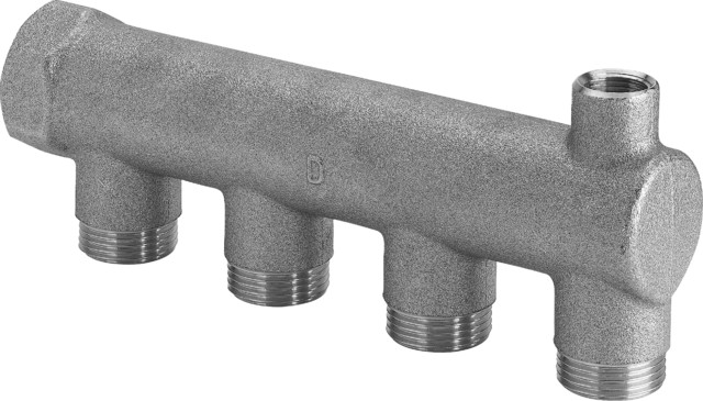 Viega Verteiler 1056-691 in 4fach 180mm Messing