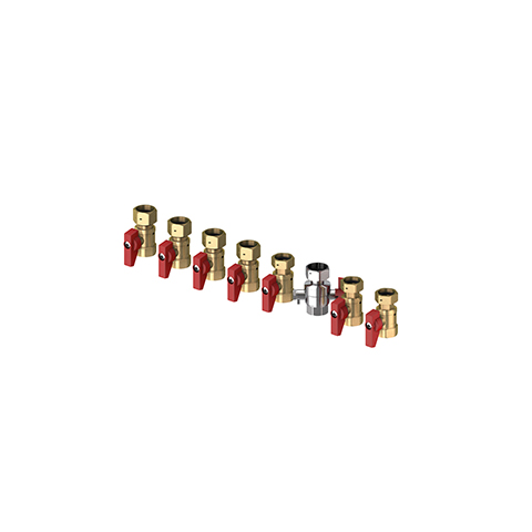 Flamco Montageschiene inkl. Kugelhähne Logomatic G2 FFR 5BV FS Flamco Montageschiene inkl. Kugelhähne Logomatic G2 FFR 5BV FS
