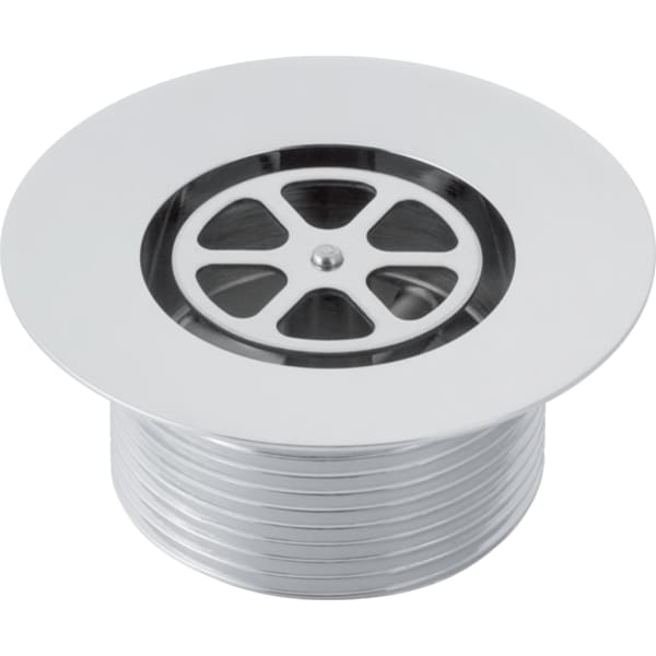 Geberit Ablaufventil mit Rundgewinde G1 1/2" di40 glanzverchromt H 3,5