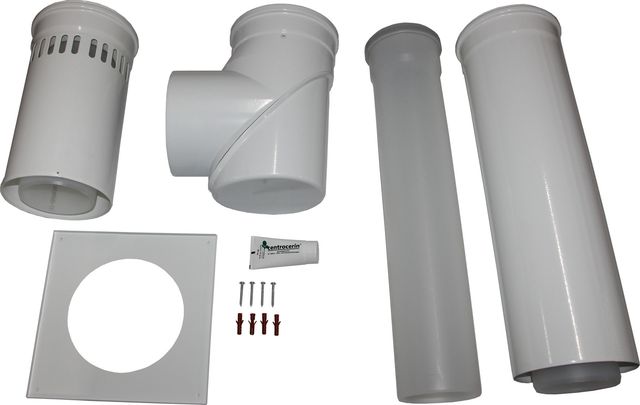 Wolf Anschluss-Set DN60/100 - B33 Steigleitung DN60, raumluftabhängig