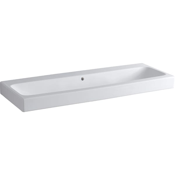 Geberit iCon Waschtisch, 120x48,5cm o. Hl., m. Ül., weiß, KeraTect Geberit iCon Waschtisch, 120x48,5cm o. Hl., m. Ül., weiß, KeraTect