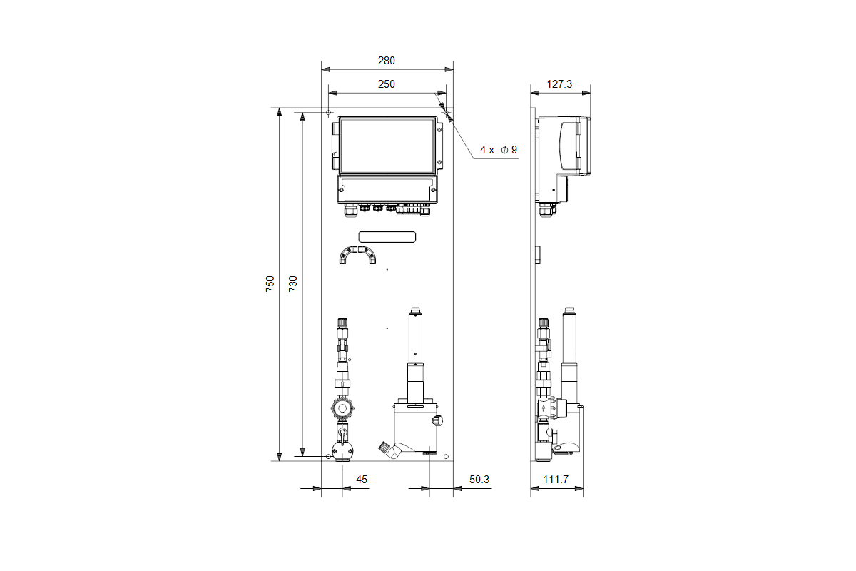 GRUNDFOS Mess- und Regelsystem DID-3 BF3-