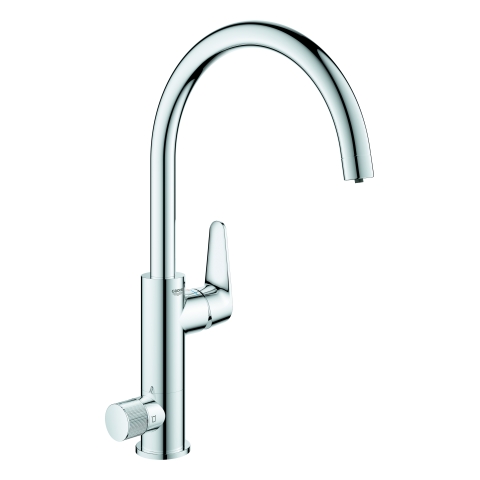 GROHE EH-SPT-Batterie GROHE Blue Pure BauCurve 31723 C-Auslauf chrom