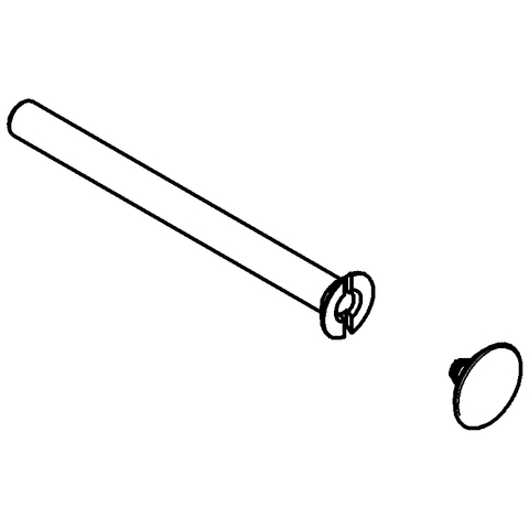 GROHE Linsenkopfschraube 440434 für Eichelberg UP-Wannen-/Brausebatt. chrom