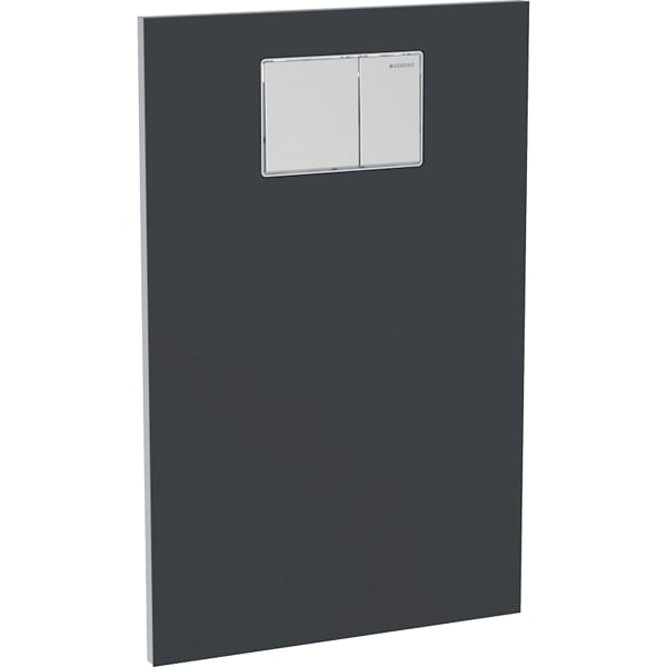 Geberit Designplatte für Geberit AquaClean für WC-Aufsatz Glas schwarz