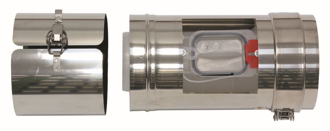 Vaillant Revisionsstück 80/125 mm für Fassadenverlegung konz. PP/Edelstahl Vaillant Revisionsstück 80/125 mm für Fassadenverlegung konz. PP/Edelstahl