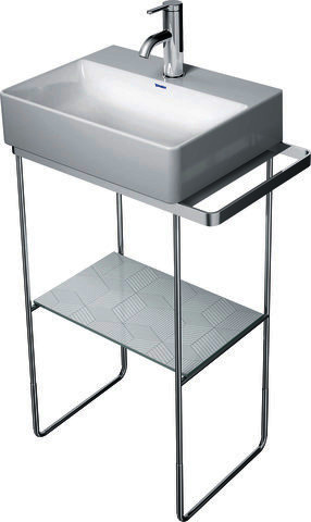 DU Glaseinleger in Metallkonsolen f. DuraSquare WT 073245, Cubic line