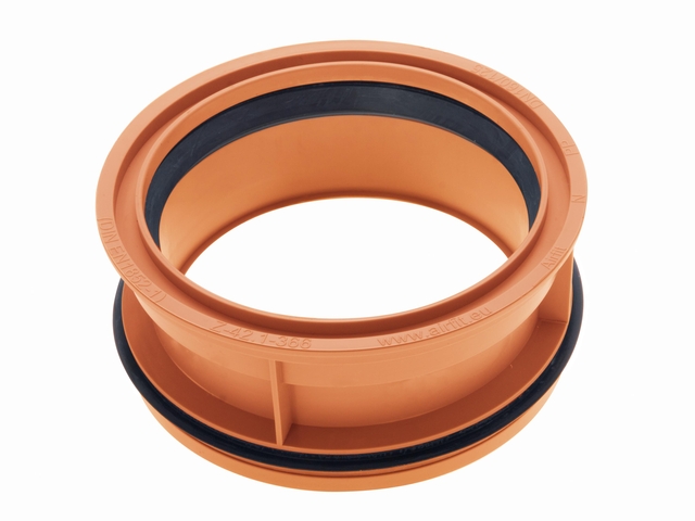 airfit PP-Abwasser-Innen-Reduzierstück DN160/125 für erdverlegte Rohre,rotbraun