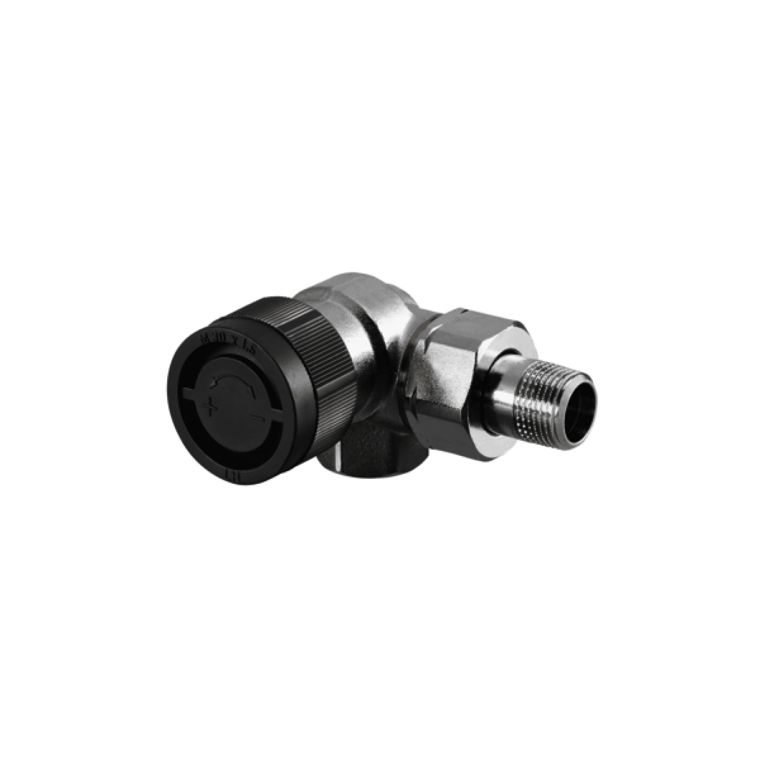 OVENTROP-Thermostatventil "A" DN15, R 1/2, PN10, Winkel-Eck links