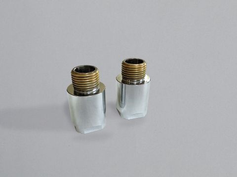 Zehnder Zubehör Adapterset Anschlussarmatur f. Zehnder Yucca, Edelstahl