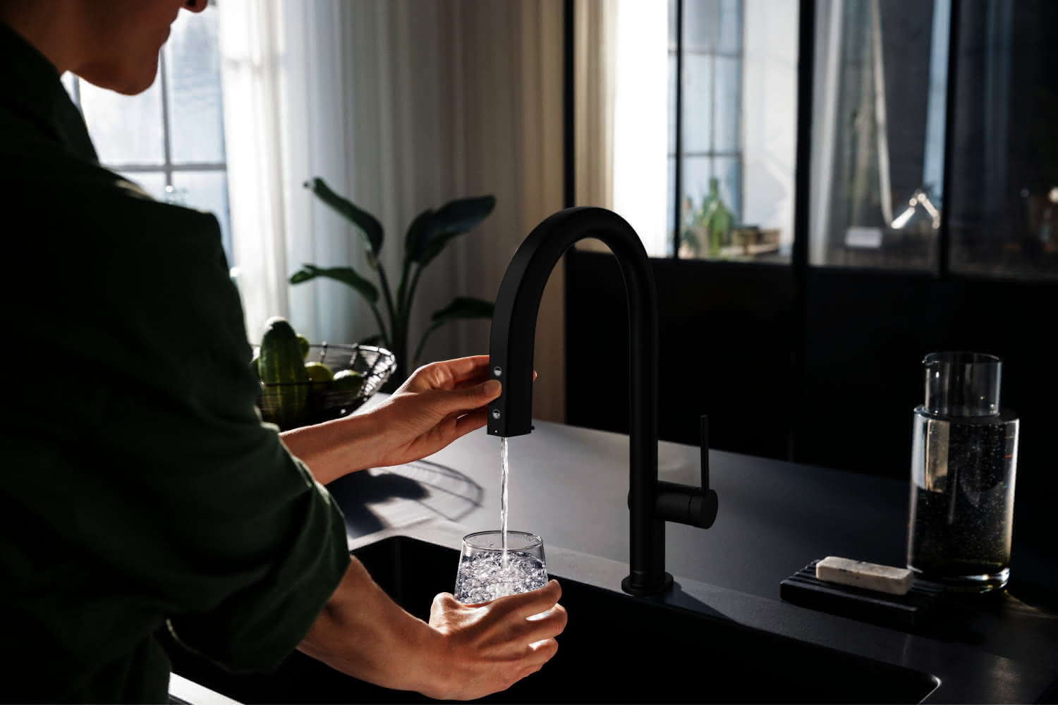 Hansgrohe SodaSystem 210 Aqittura M91 Ausziehauslauf 1j sBox Starter Set MSW