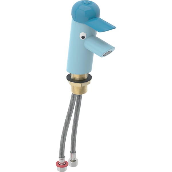 Geberit Bambini Waschtischarmatur EHM farbneutral, ozeanblau, hellblau Geberit Bambini Waschtischarmatur EHM farbneutral, ozeanblau, hellblau
