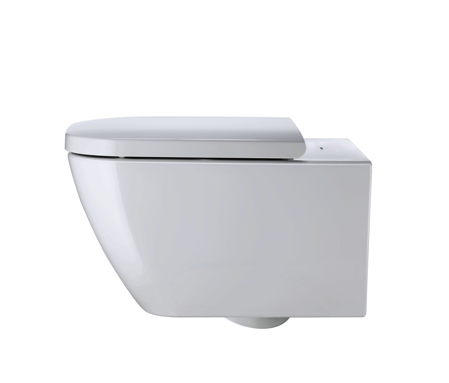 DU Wand-WC Happy D.2 540 mm Tiefspüler,rimless,Durafix,weiß,HYG