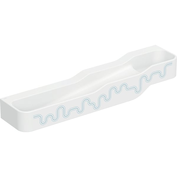 Geberit Bambini Spiel/Waschlandschaft B:180cm 4 Waschpl., tieferes B li, o. Hl., blau