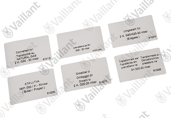 Vaillant Umstellsatz, Propan auf Erdgas Vaillant-Nr. 117335