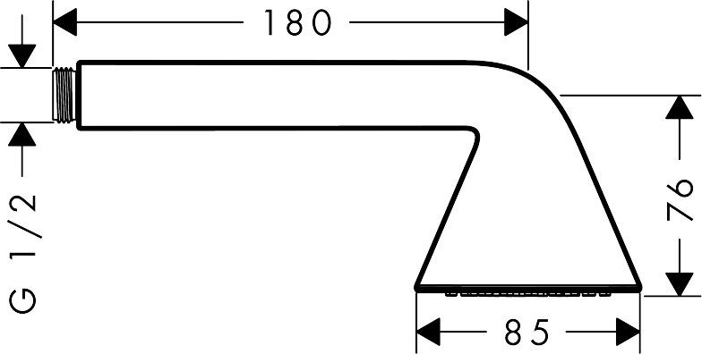 Hansgrohe Handbrause Axor Front PBC