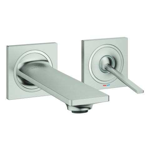 GROHE 2-L-WT-Wandbatterie Allure 19309_2 FMS Ausl. 154mm supersteel