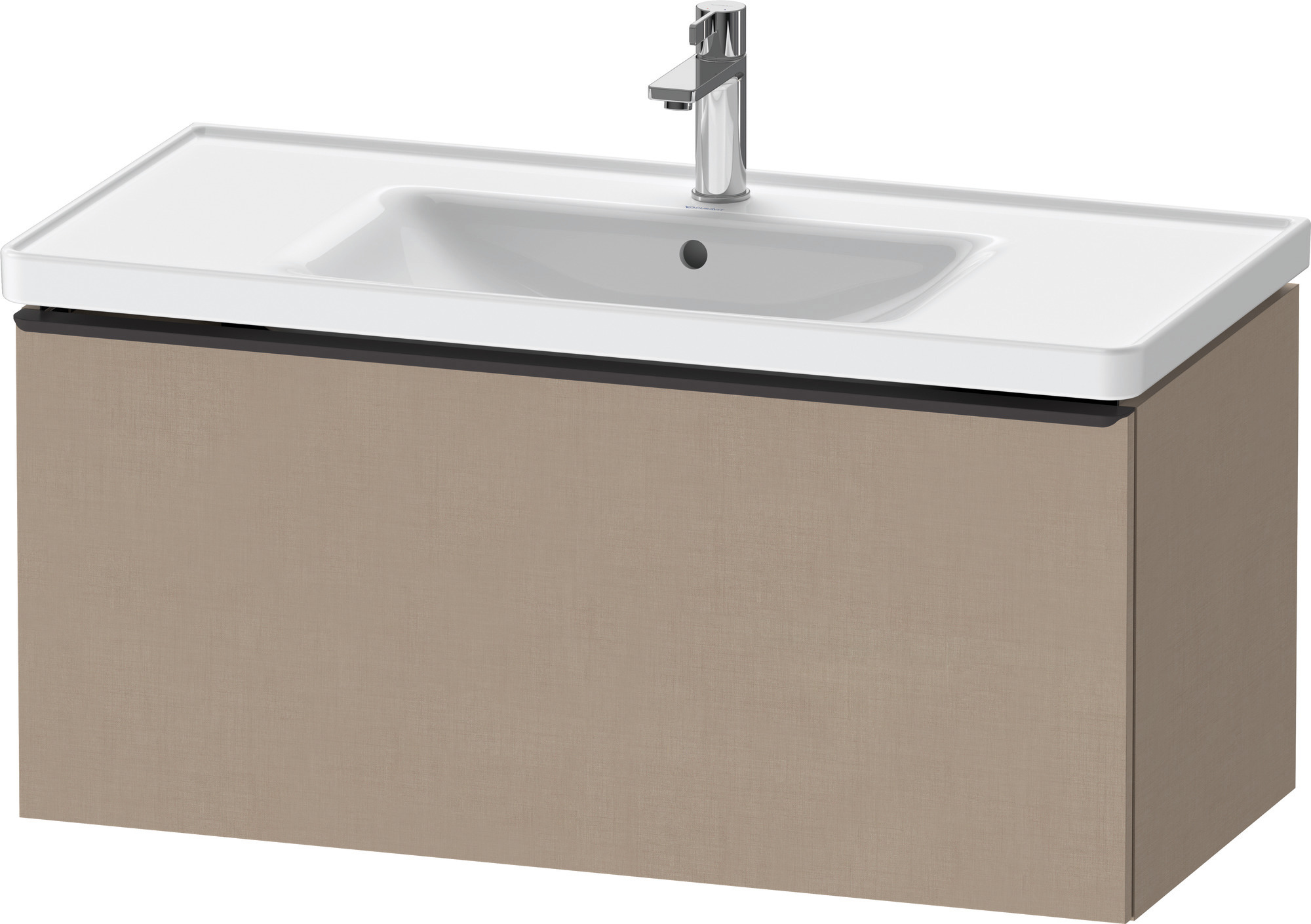 Duravit D-Neo WTU,Wdh,Ausz:1,Gr:Diamant Schw. 984x452x440mm,Leinen Matt, Dekor