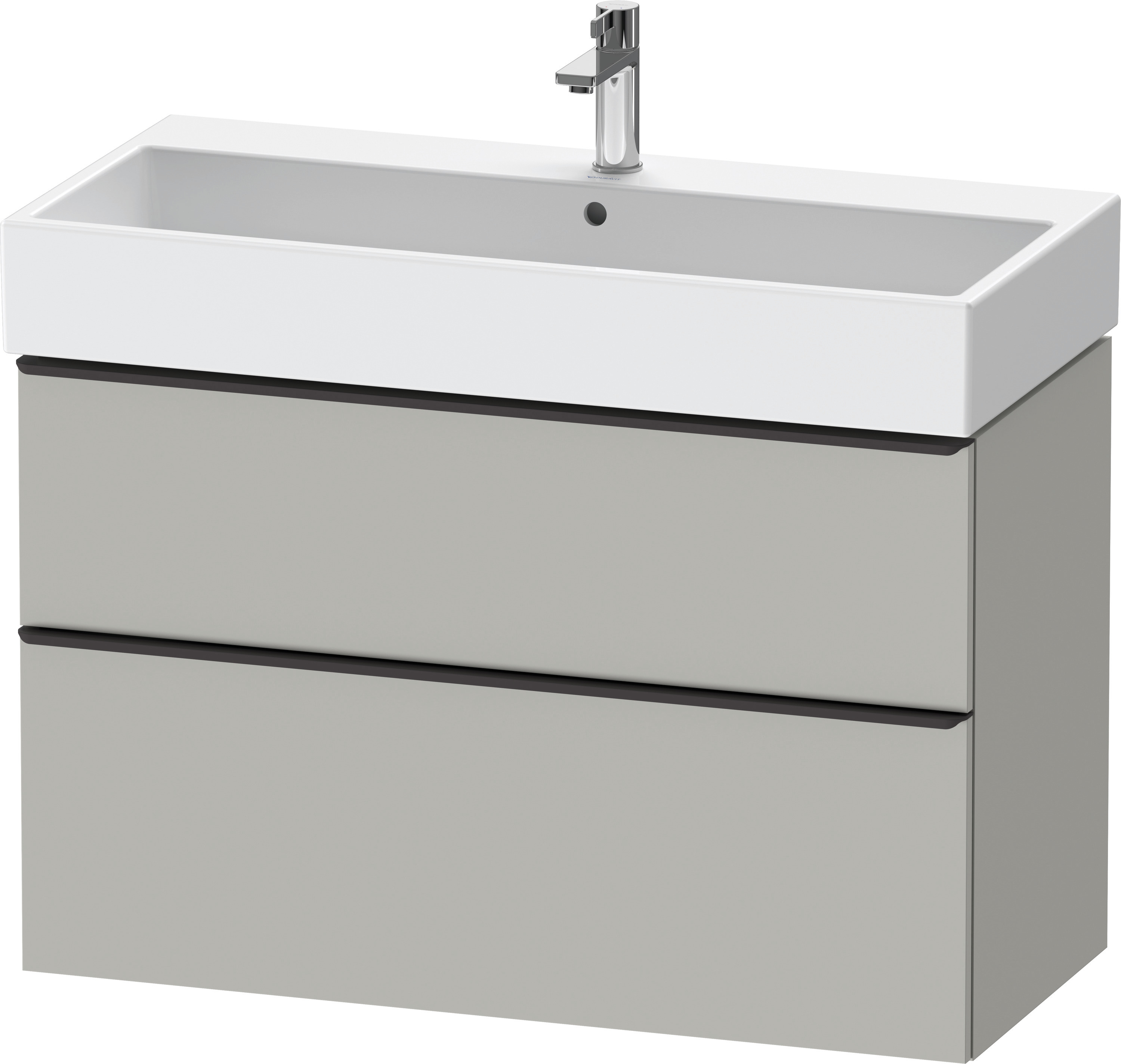 Duravit D-Neo WTU,Ausz:1,Schubk:1,GR:Dia.Schw 984x442x625mm,Wandh,Betongrau Matt,Dek.