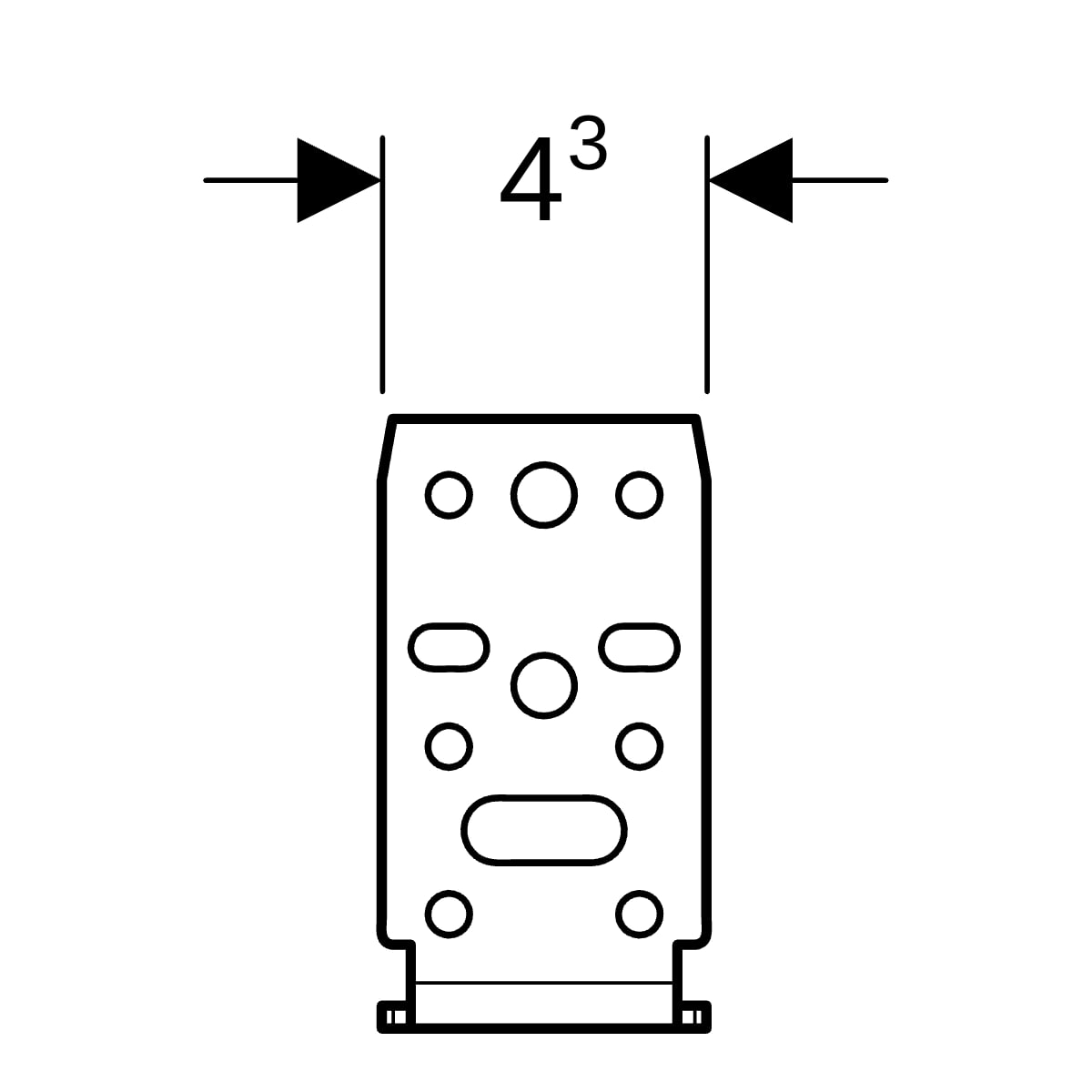 Geberit Duofix Systemwinkel
