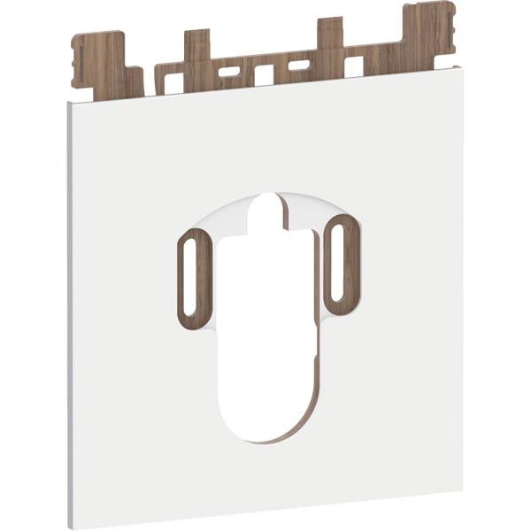Geberit Designplatte AquaClean Sela unten Glas weiß
