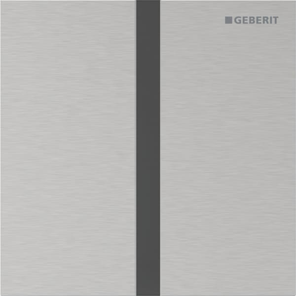 Geberit Typ 40 Abdeckplatte, eckig für UR-Strg. IR, gebürstet, Etc