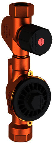 KEMPER CLASSIC Absperr-WZ-Kombination G2 Multi-WZ-Gehäuse, IG, 90mm, DN20