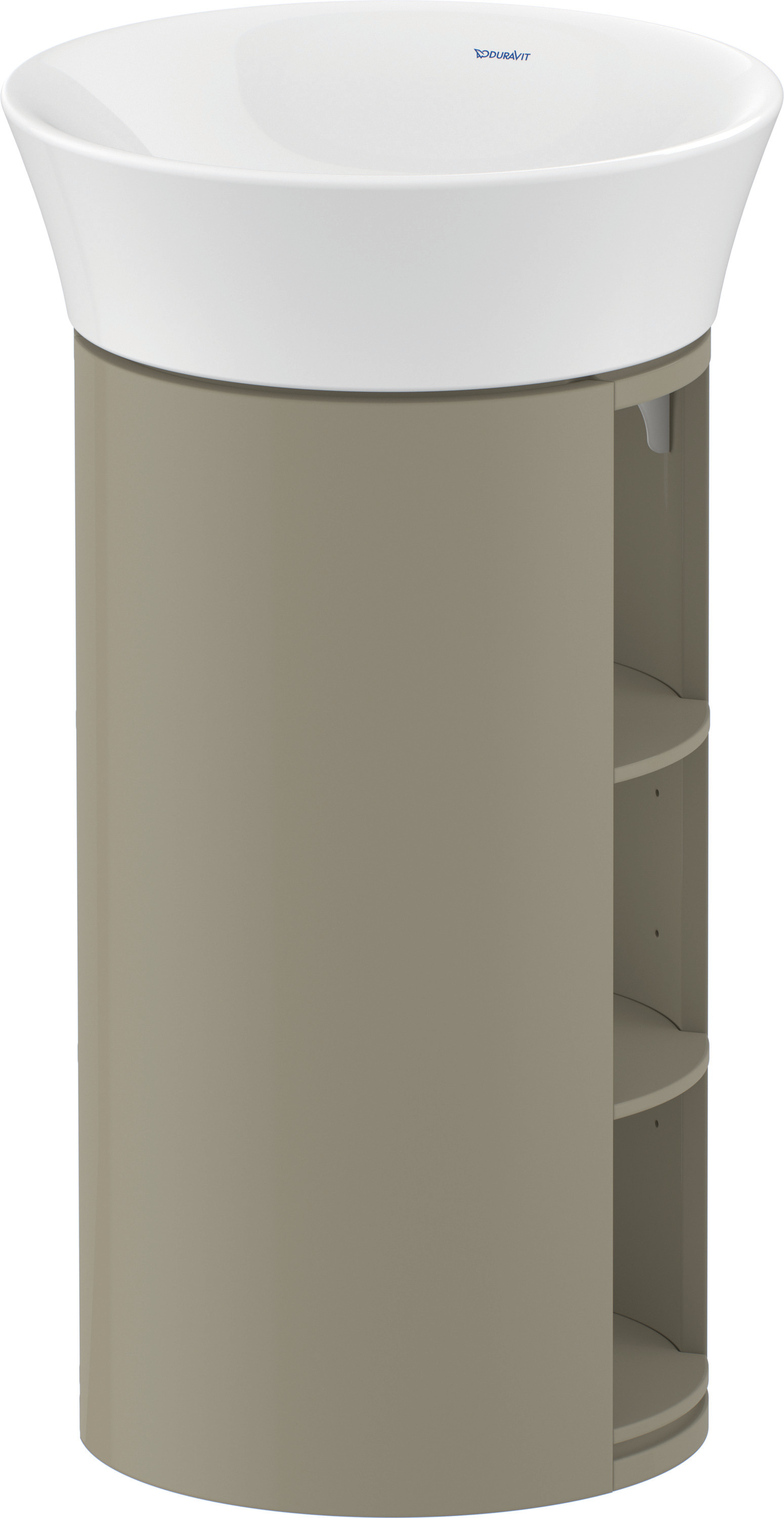 Duravit WTU White Tulip bodenst. 751x350x410mm, Steingrau Hochglanz