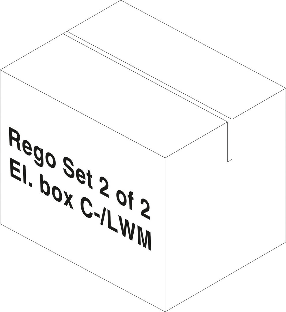 BOSCH Ersatzteil TTNR: 8738212838 Rego Set 2 von 2 Schaltkasten C-/LWM