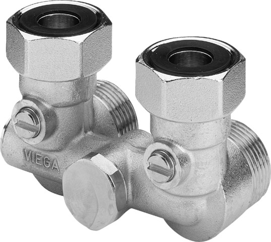 Viega VHK-Anschlussstück 1097.0 in G3/4 x 50mm Messing vernickelt
