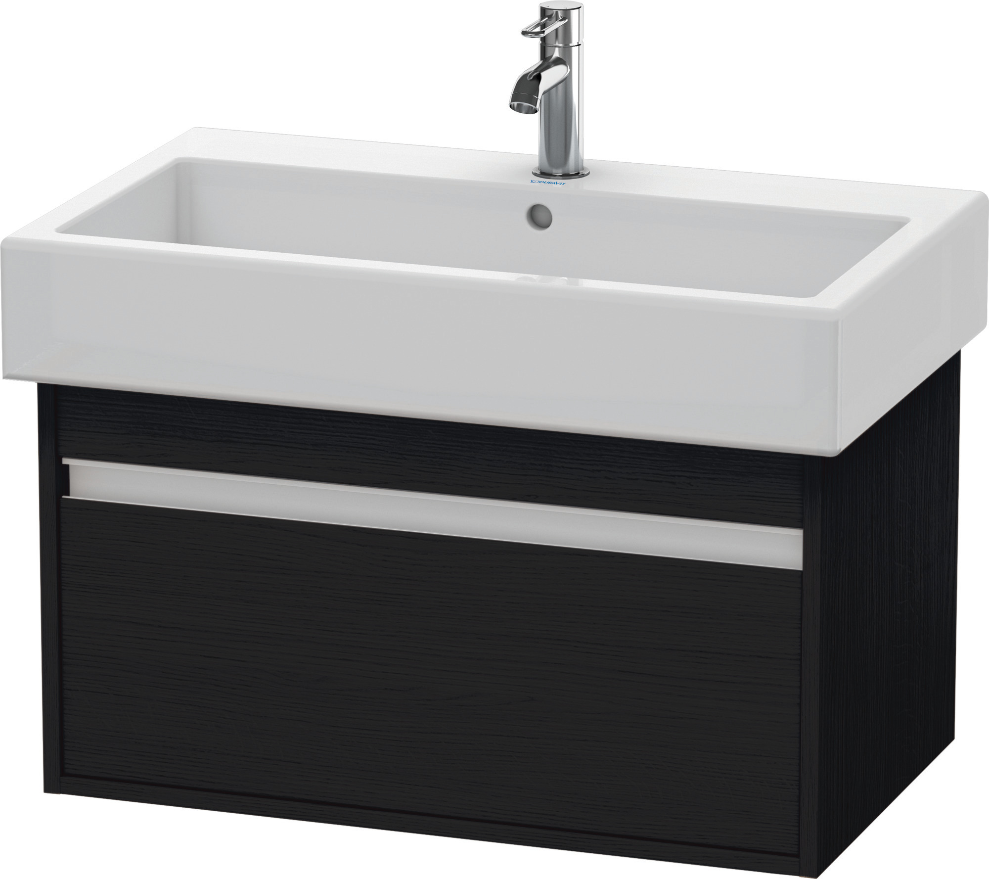 Duravit WTU wandhängend Ketho 440x750x410mm 1 Auszug, für 045480, Eiche Schwarz