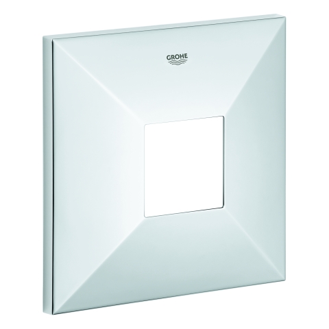 GROHE Rosette 48436 eckig für Einhandmischer-Fertigmontagesets chrom