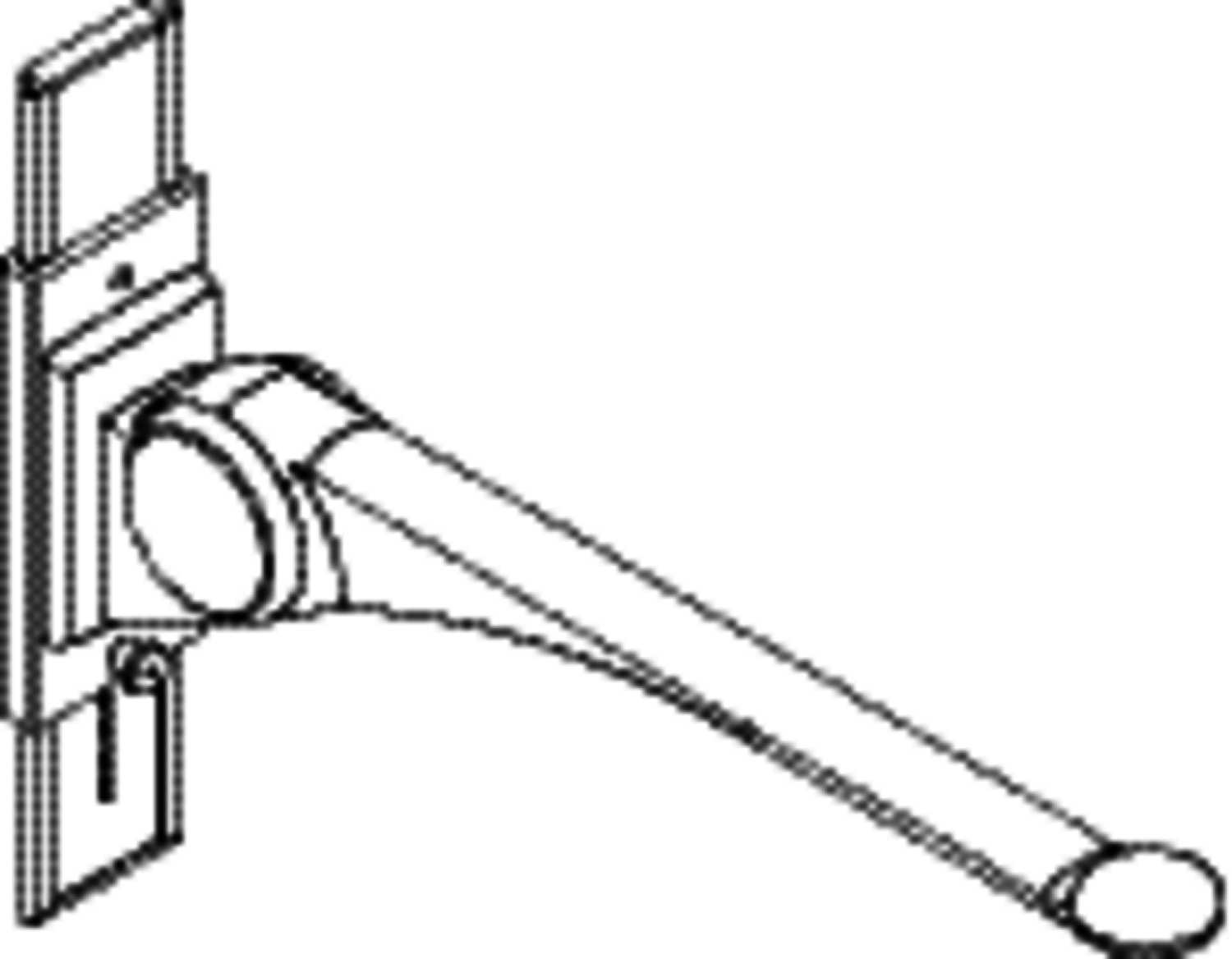HEWI Stützklappgriff Premium,850 mm mit Höhenverstellung weiß hgl.- weiß mt
