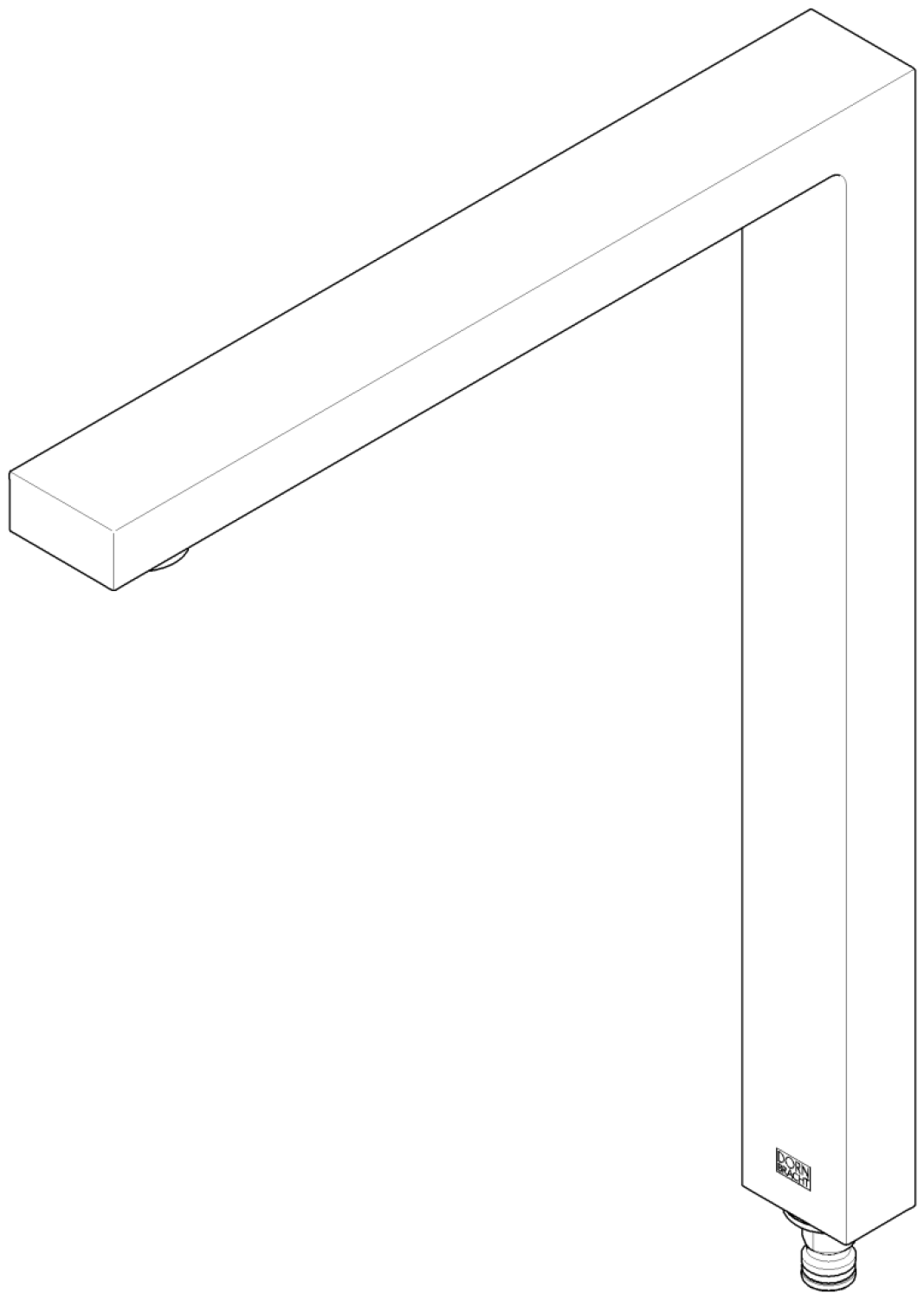 DO Auslauf ERSATZTEILE 90110618807 336 x 272 x 36 mm, 4,54 l/min. Chrom