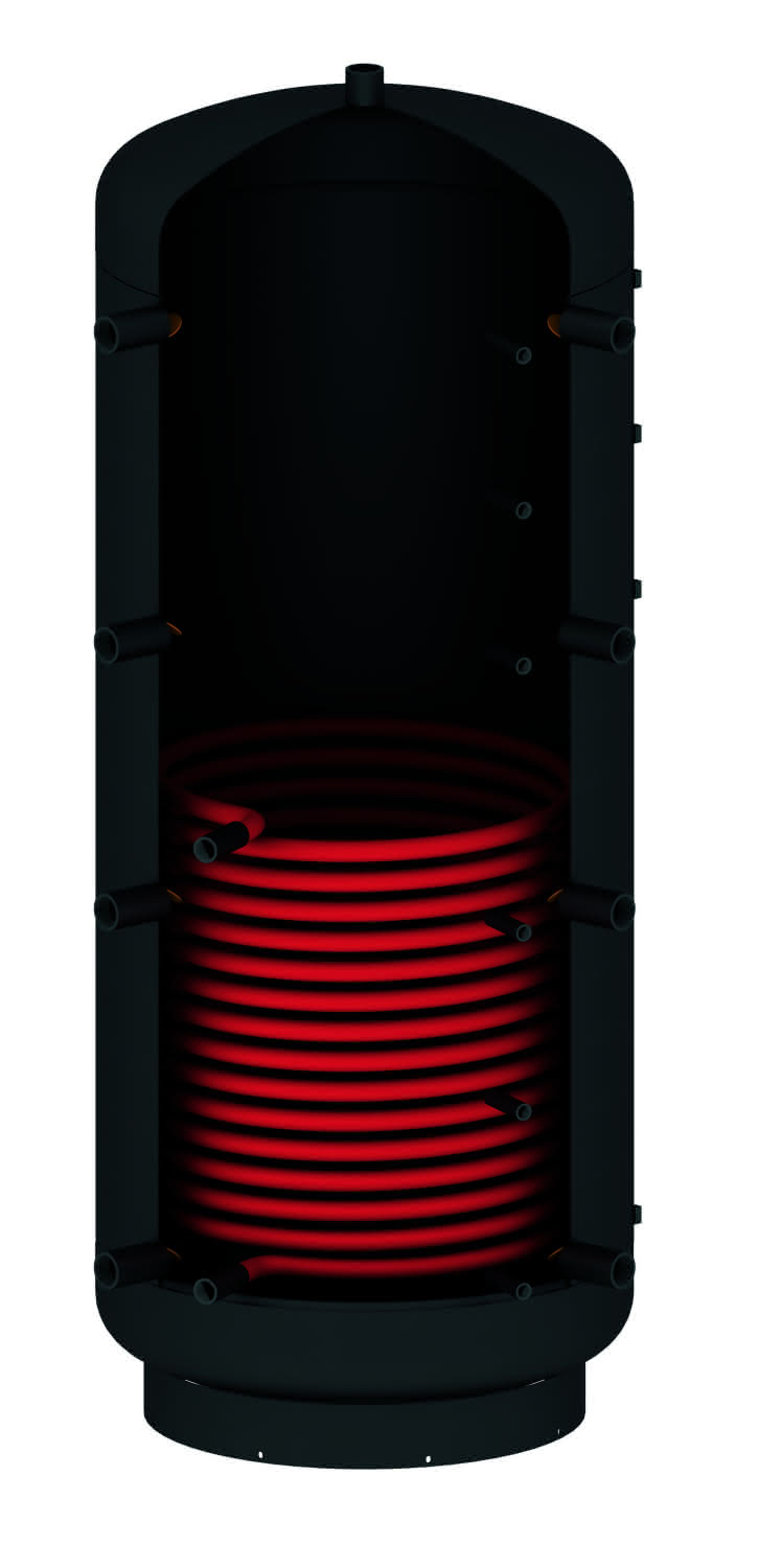 SOLARFOCUS PUFFERSPEICHER 800 l mit Solarregister SOLARFOCUS PUFFERSPEICHER 800 l mit Solarregister