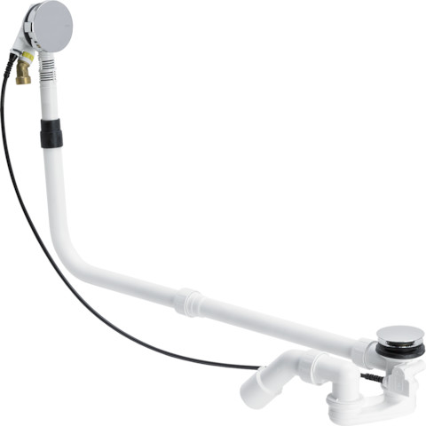 Viega Ab-und Überlauf Multiplex Trio 6161.70 in 1070mmxDN40/50 verchromt