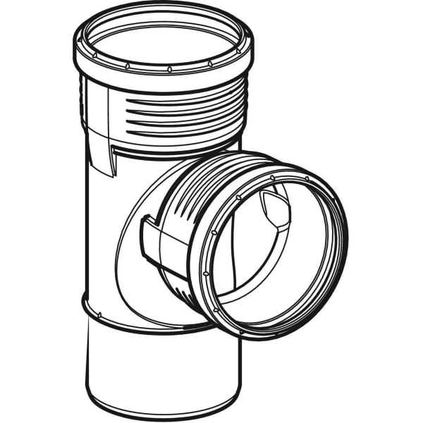 Geberit Silent-PP Bogenabzweigung 87,5Gr d110/110