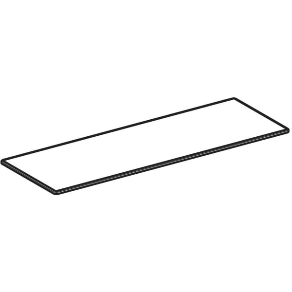 Geberit Designabdeckung f. Geberit AquaClean Tuma, Glas schwarz