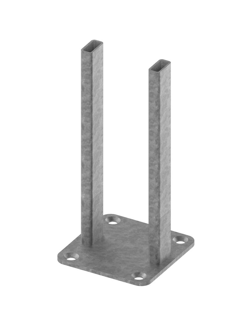 TECEprofil Doppelhalter für schmale Trennwände TECEprofil Doppelhalter für schmale Trennwände