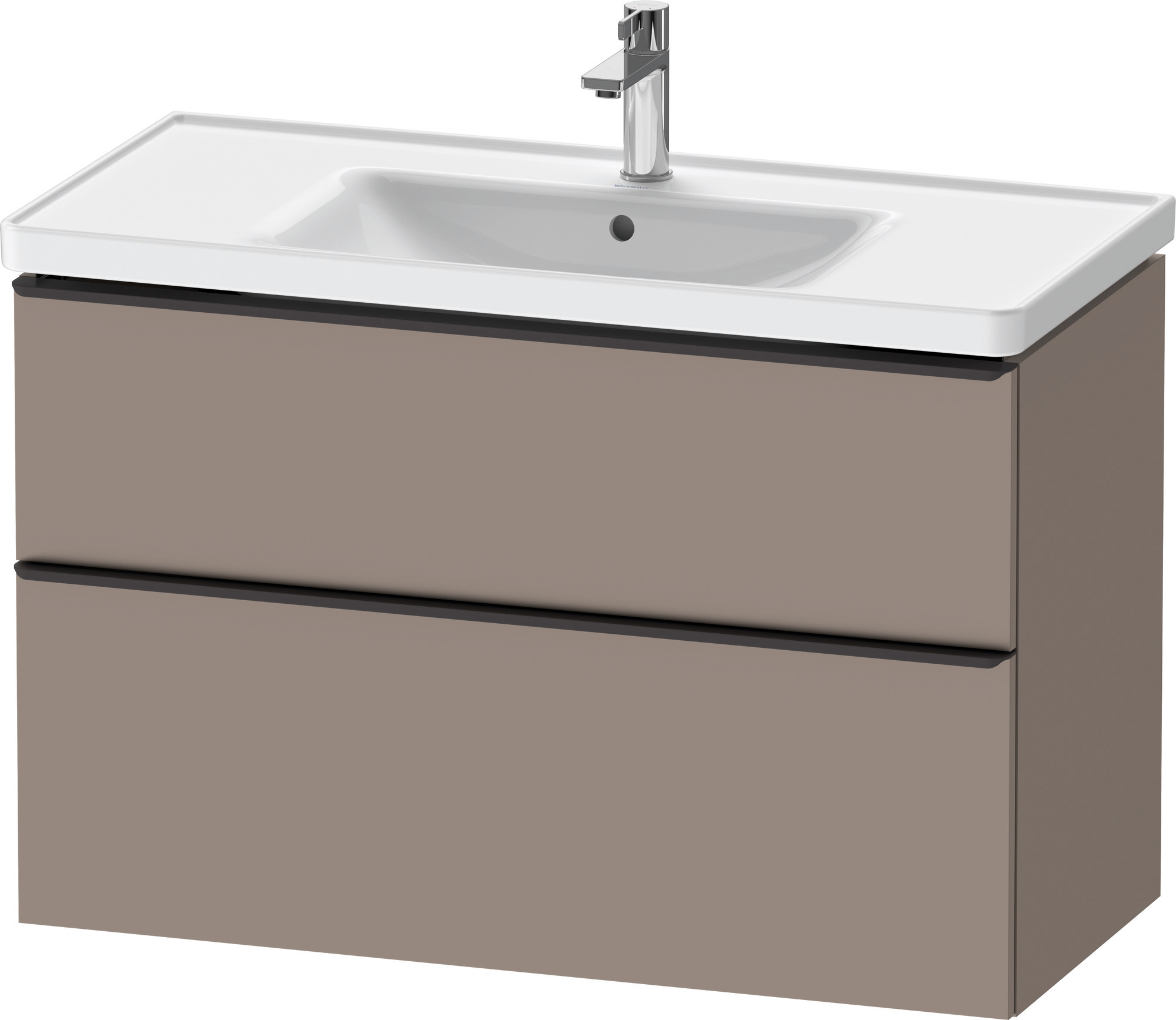 DU D-Neo WTU,Ausz:1,Schubk:1,GR:Dia.Schw 984x452x625mm,Wandh,Basalt Matt,Dekor