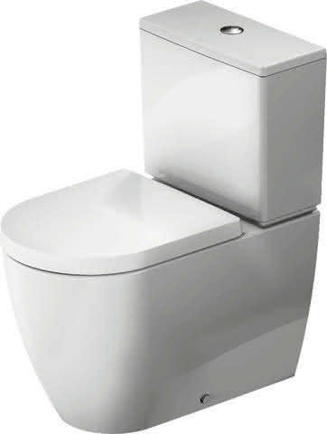 DU Stand WC für Kombination ME by Starck 650mm, weiß, TS, rimmless, HygieneGlaze
