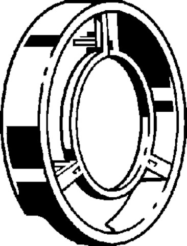 Viega Rosette Visign MT3 + MT4 6161.108 in Kunststoff verchromt