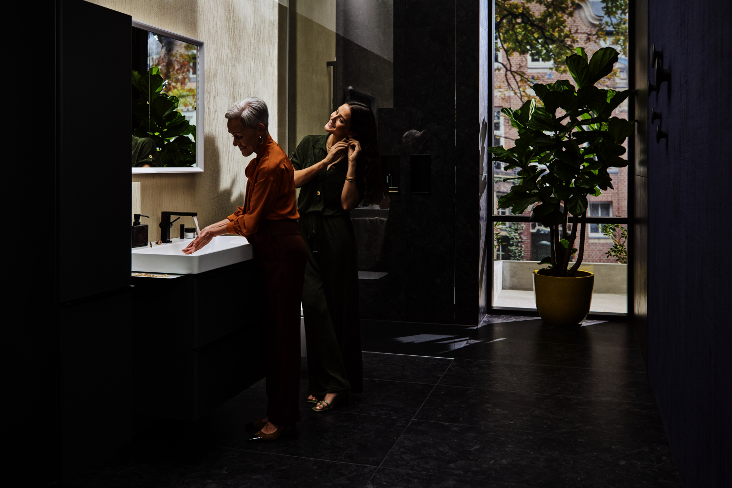 Hansgrohe WTM 110 Tecturis E Fine CoolStart ohne Ablaufgarnitur MSW