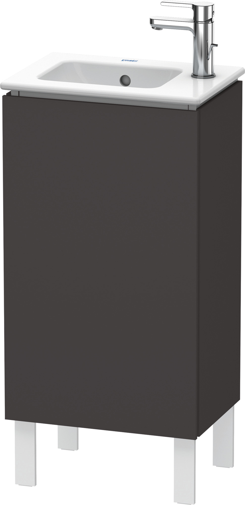 Duravit WTU stehend L-Cube 294x420x704mm 1 Tür A:re, 072343, Graphit Supermatt